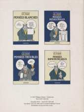 Verso de Le chat (Geluck, publicitaire) -4Interbrews- Pensées imprononçables
