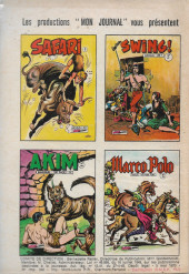 Verso de Ivanhoé (1re Série - Aventures et Voyages) -123- Le trèfle d'or