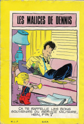 Verso de Dennis la malice (2e Série - SFPI) (1972) -7- Un mauvais tour !