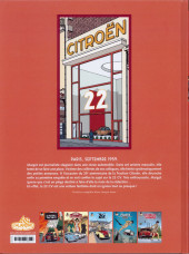 Verso de Les enquêtes auto de Margot -1d2018- Le mystère de la traction 22