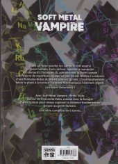 Verso de Soft Metal Vampire -1- Tome 1