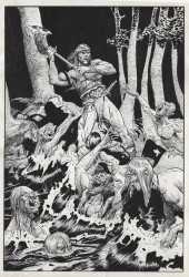 Verso de The savage Sword of Conan The Barbarian (1974) -146- Blood Circus