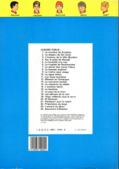 Verso de La patrouille des Castors -3c1984- L'inconnu de la villa mystère