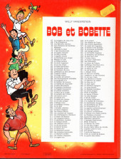 Verso de Bob et Bobette (3e Série Rouge) -118b1980- Le cercle d'or