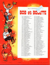 Verso de Bob et Bobette (3e Série Rouge) -171a1980- Wally la baleine