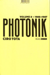 Verso de Photonik (Black & White) -INT2a- Volume 2 - 1982 - 1987