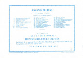 Verso de Hazañas bélicas (Vol.03 - 1950) -33- Lluvia de metralla