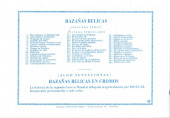 Verso de Hazañas bélicas (Vol.03 - 1950) -46- Titanes del cielo