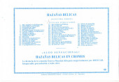 Verso de Hazañas bélicas (Vol.03 - 1950) -49- Cerco de hierro
