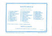 Verso de Hazañas bélicas (Vol.03 - 1950) -51- Reconciliados en la muerte