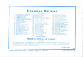 Verso de Hazañas bélicas (Vol.03 - 1950) -60- Manchas rojas en la isla