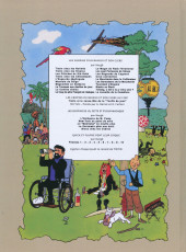 Verso de Tintin (en langues régionales) -18Argot- Tournesol s'évapore