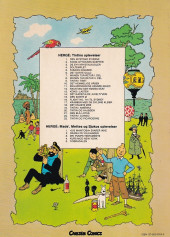 Verso de Tintin (en langues étrangères) -18Danois- Det Hemmelige Vaben