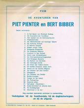 Verso de Piet Pienter en Bert Bibber -3a75- Het raadsel van de Schimmenburcht