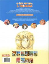 Verso de Il était une fois... l'homme (Soleil) -6- L'époque de Léonard de Vinci