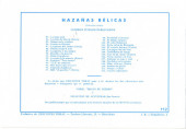 Verso de Hazañas bélicas (Vol.03 - 1950) -112- Cuatro camaradas
