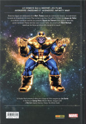 Verso de Thanos : La Trilogie de l'infini (1991) -1a2019- Thanos : Le gant de l'infini