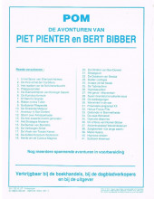 Verso de Piet Pienter en Bert Bibber -7a88- El Rancho Grande