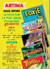 Verso de Toni Cyclone (Artima) -2- L'espion traqué