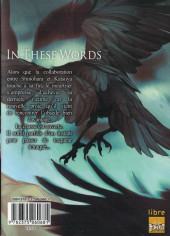 Verso de In these words -3- Tome 3