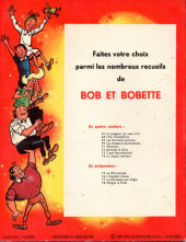 Verso de Bob et Bobette (3e Série Rouge) -69'- Les nerviens nerveux