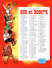 Verso de Bob et Bobette (3e Série Rouge) -77b1984- La kermesse aux singes