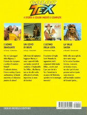 Verso de Tex (Color) -4- L'uomo sbagliato e altre storie