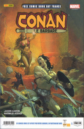 Verso de Free Comic Book Day 2019 (France) - Fantastic Four / Conan le Barbare