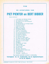 Verso de Piet Pienter en Bert Bibber -16a76- De verborgen schat