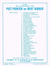 Verso de Piet Pienter en Bert Bibber -17a85- De vloek van Toetan Kanon