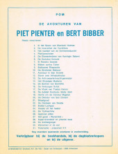 Verso de Piet Pienter en Bert Bibber -19a76- Herrie om Carolus Magnus