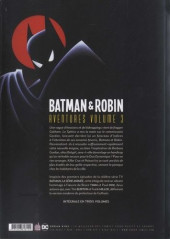 Verso de Batman & Robin - Aventures -3- Volume 3