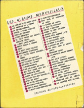 Verso de Les albums merveilleux (Gautier-Languereau) -41a1956- Bécassine enfant