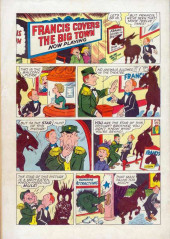 Verso de Four Color Comics (2e série - Dell - 1942) -465- Francis, the Famous Talking Mule