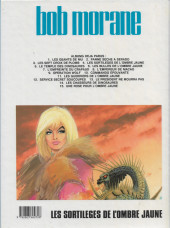 Verso de Bob Morane 03 (Lombard) -23b1985- Les sortilèges de l'Ombre Jaune