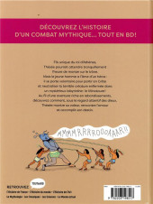 Verso de La mythologie en BD -4a2019- Thésée et le Minotaure