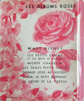 Verso de Les albums Roses (Hachette) -4- Donald joue au Hockey
