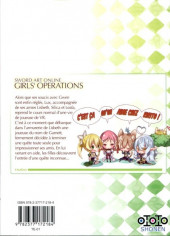 Verso de Sword Art Online - Girls' Ops -5- Tome 5