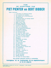 Verso de Piet Pienter en Bert Bibber -29a81- De dubbelganger