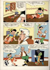 Verso de Four Color Comics (2e série - Dell - 1942) -545- Walt Disney's The Wonderful Adventures of Pinocchio