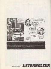 Verso de L'Étrangleur - Nestor Burma -2a- L'envahissant cadavre de la plaine Monceau (2)