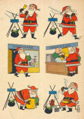 Verso de Four Color Comics (2e série - Dell - 1942) -607- Santa Claus Funnies