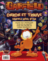 Verso de Garfield & Cie -J- Cherche et trouve - Garfield méga star