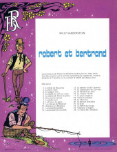 Verso de Robert et Bertrand -24- Le trésor des Templiers