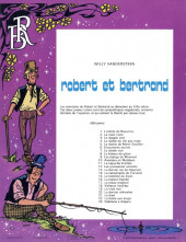 Verso de Robert et Bertrand -23- Valériane a disparu