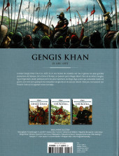 Verso de Les grands Personnages de l'Histoire en bandes dessinées -12- Gengis Khan