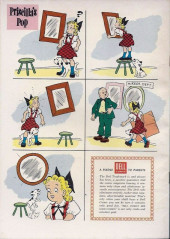 Verso de Four Color Comics (2e série - Dell - 1942) -630- Priscilla's Pop