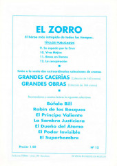Verso de Zorro (El) -12- La conspiración