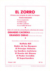 Verso de Zorro (El) -15- La ciudadela del terror