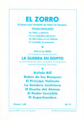 Verso de Zorro (El) -17- Fusilado al amanecer